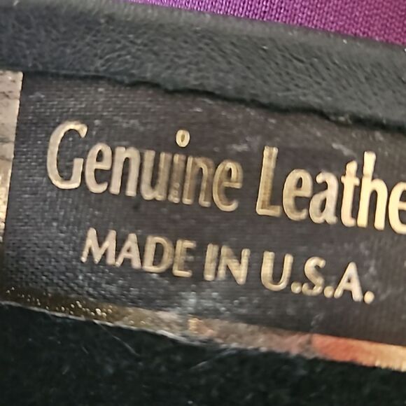 Copa Collection's vintage one of a kind crossbody black and brass handbag. - Picture 6 of 12